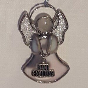 Stained Glass Angel Ornament Best Grandma